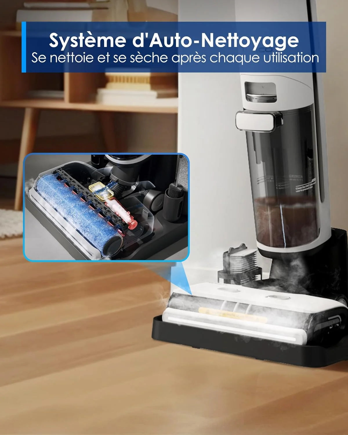 2026 Tineco Floor One S7 Steam Cordless Floor Washer and Steam Mop for Hard Floors