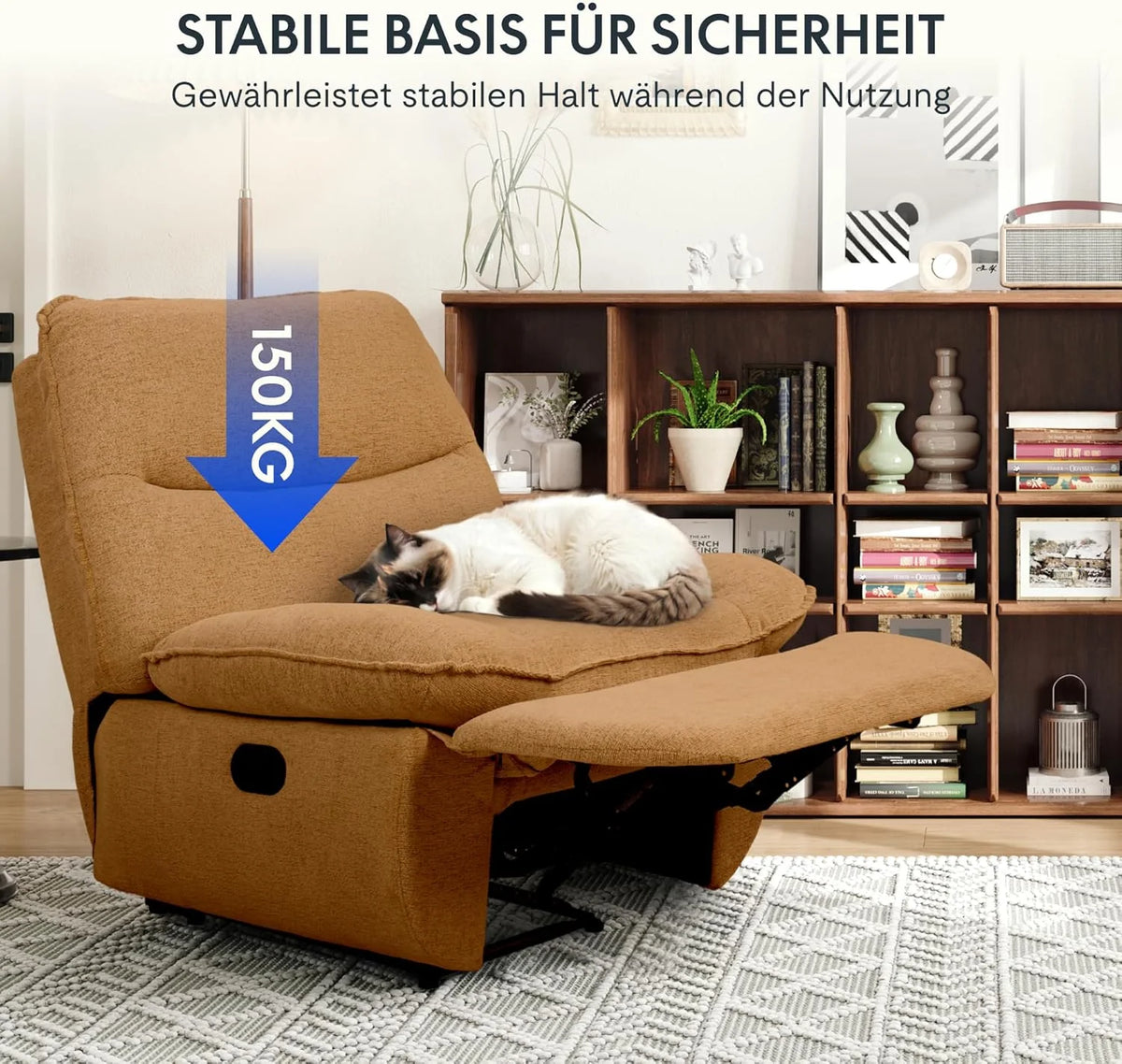 2026 FLEXISPOT XC6 reclining armchair, swinging sofa, TV chair with adjustable backrest, reclining armchair for bedroom, livi