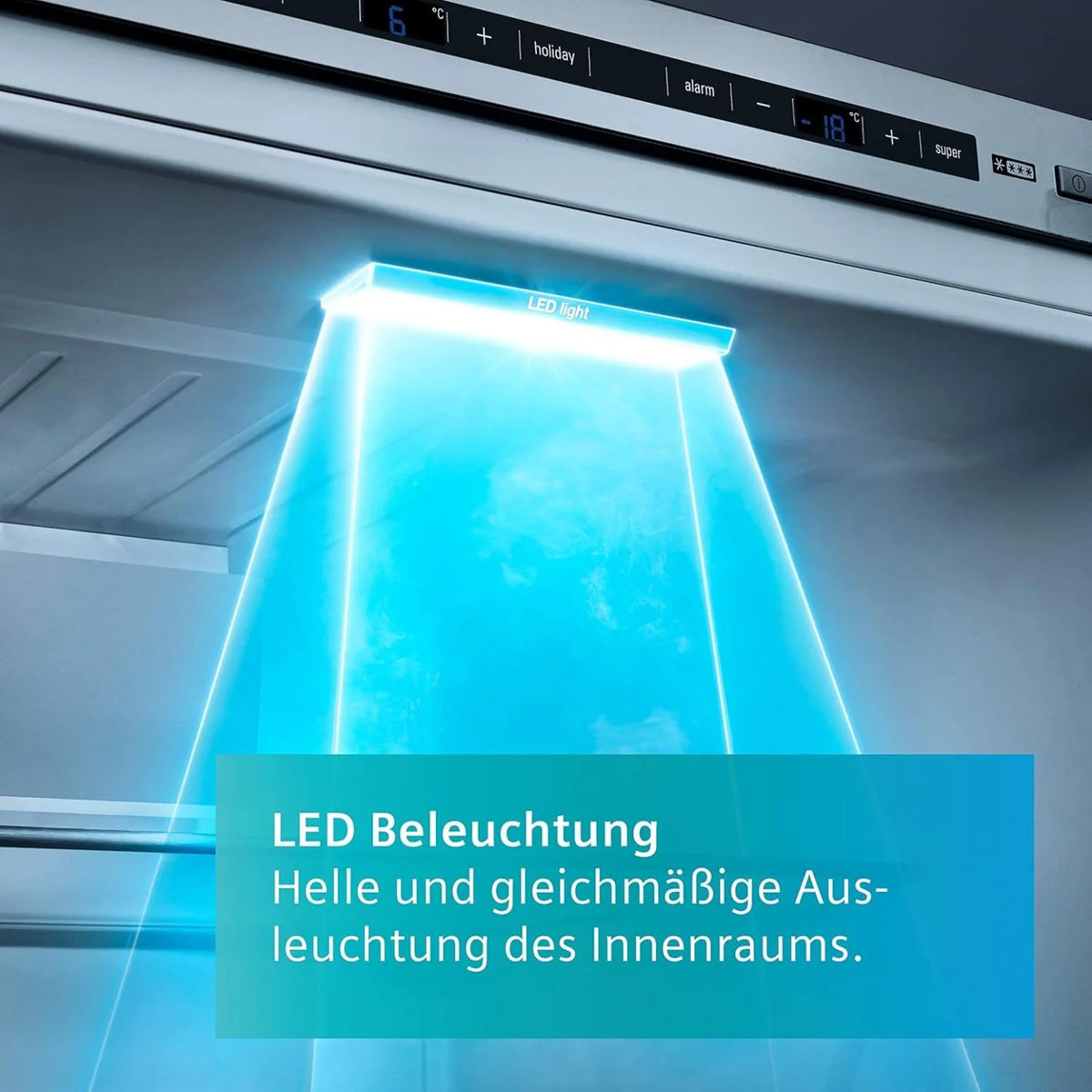 2026 SIEMENS KF96NVPEA iQ300 multi-door refrigerator, 183 x 91 cm, 405 L cooling & 200 L freezing, hyperFresh longer freshnes
