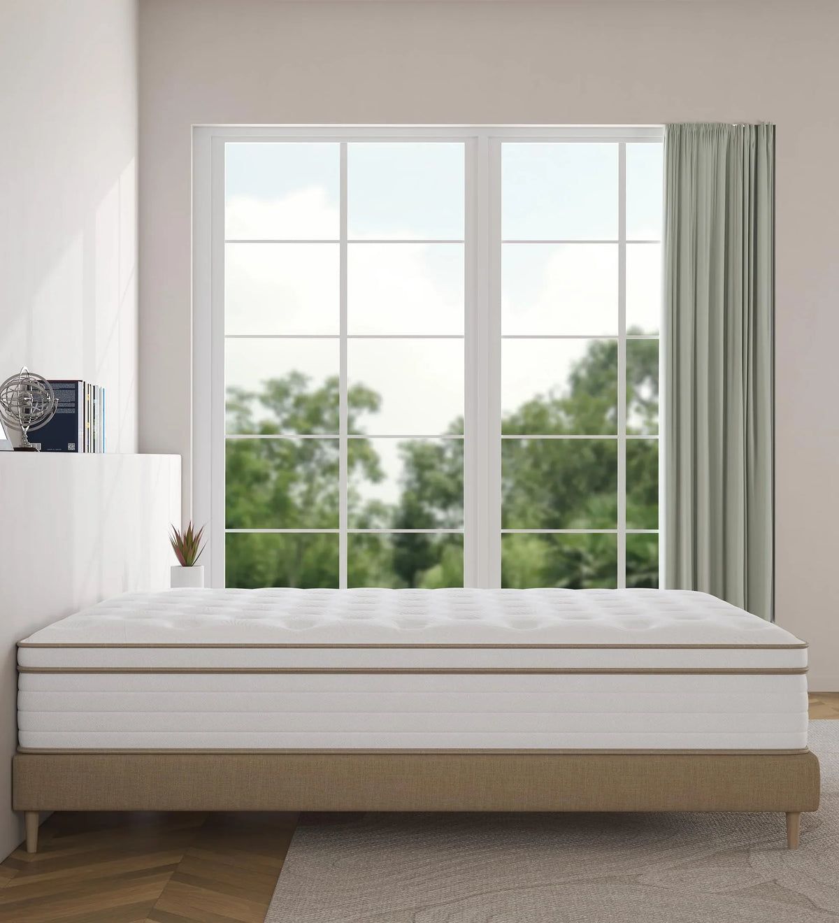 2026 30 cm (12 inches) KOANTTI 2025 mattress in shape memory foam. Medium firmness.
