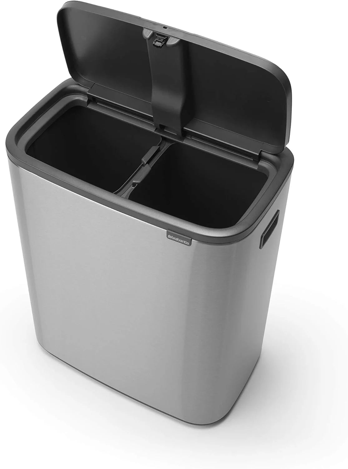 2026 Brabantia bin, matt steel, finger tracker, 2 x 30 L