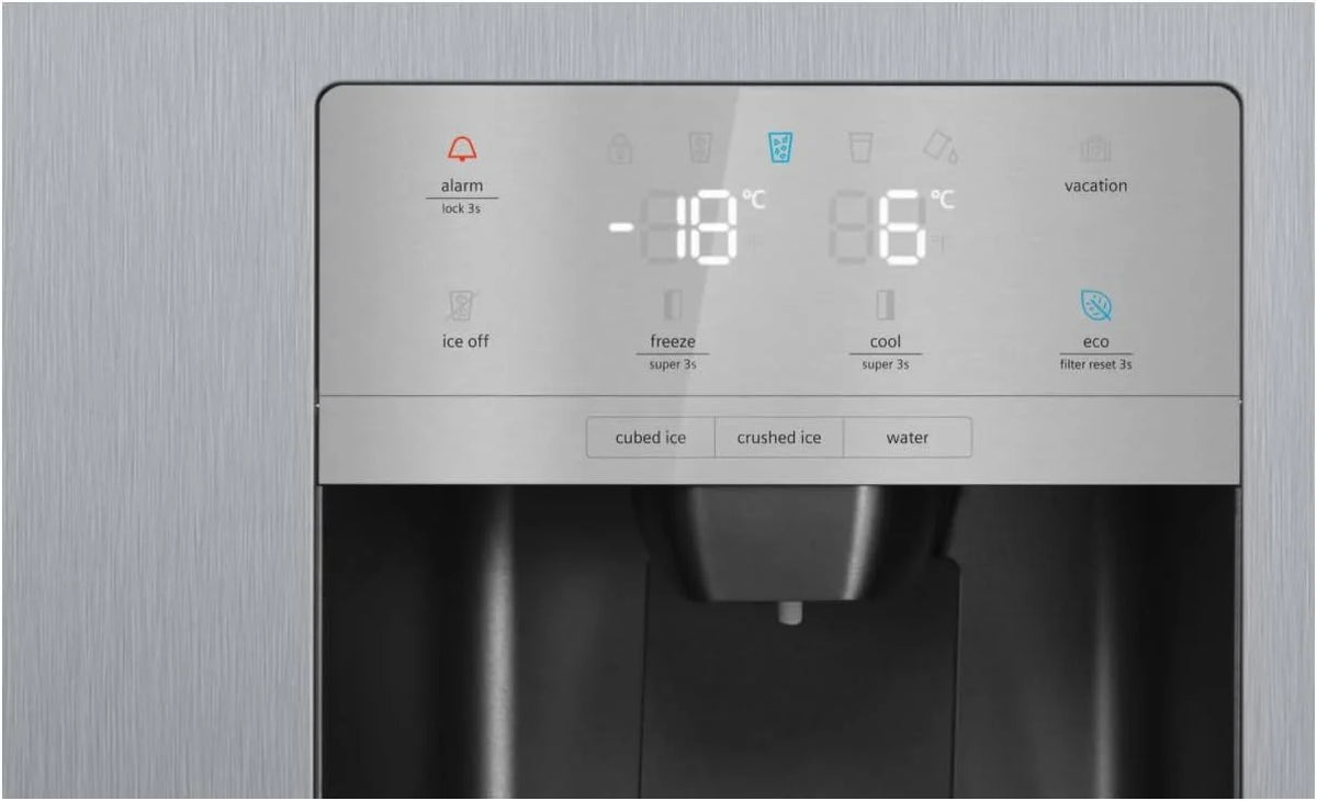 2026 SIEMENS KF96NVPEA iQ300 multi-door refrigerator, 183 x 91 cm, 405 L cooling & 200 L freezing, hyperFresh longer freshnes