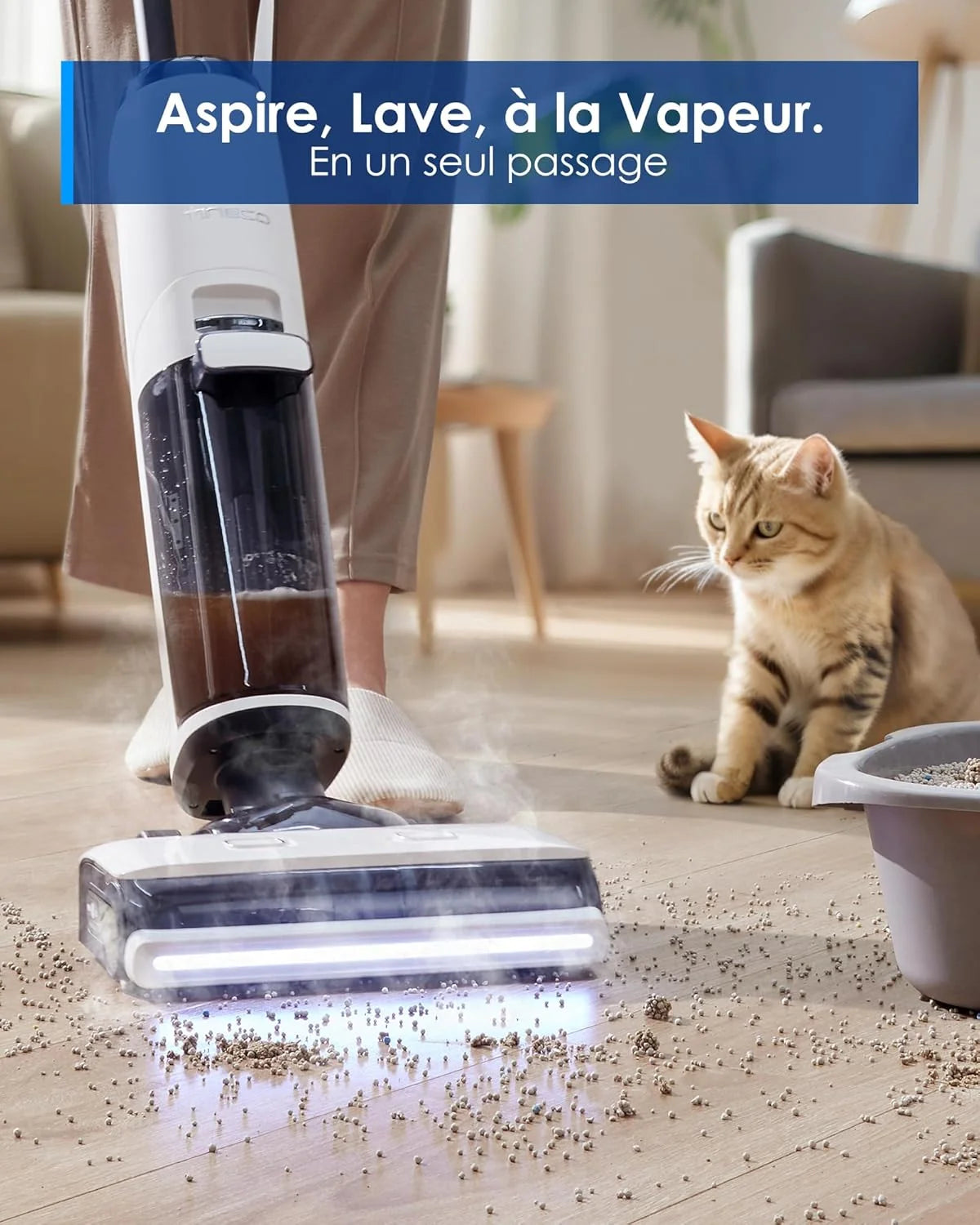 2026 Tineco Floor One S7 Steam Cordless Floor Washer and Steam Mop for Hard Floors