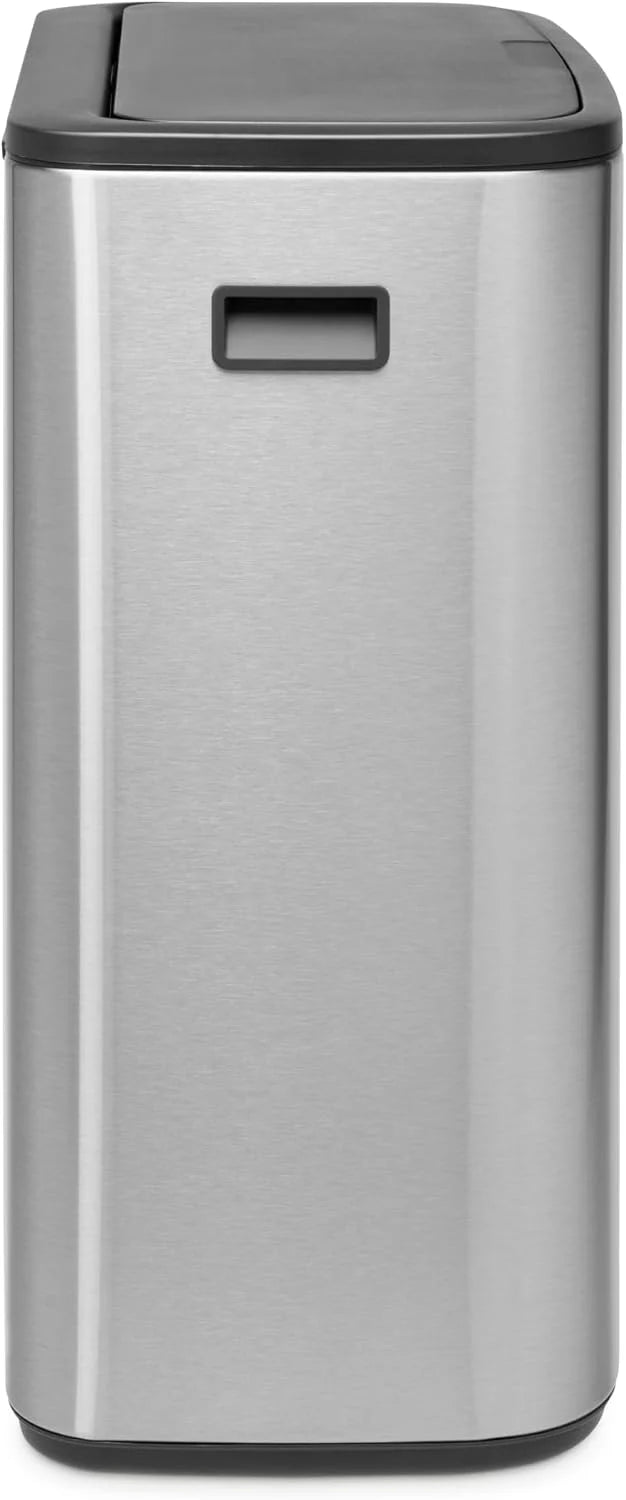 2026 Brabantia bin, matt steel, finger tracker, 2 x 30 L