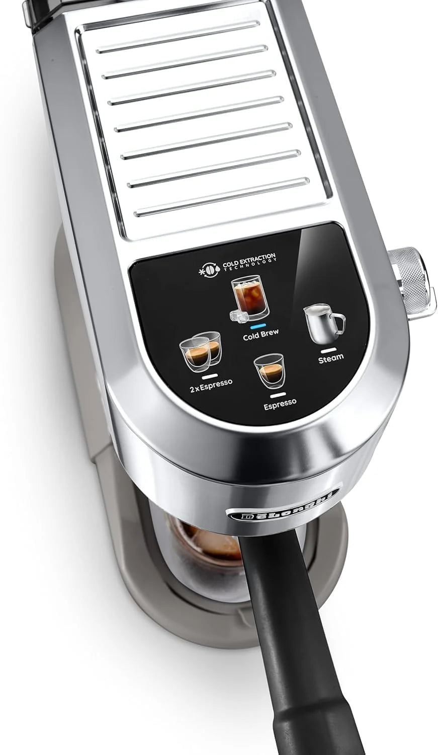 2026 De'Longhi Dedica – Stainless steel pump coffee maker for ground or individual coffee, espresso and cappuccino, 1.3 litre