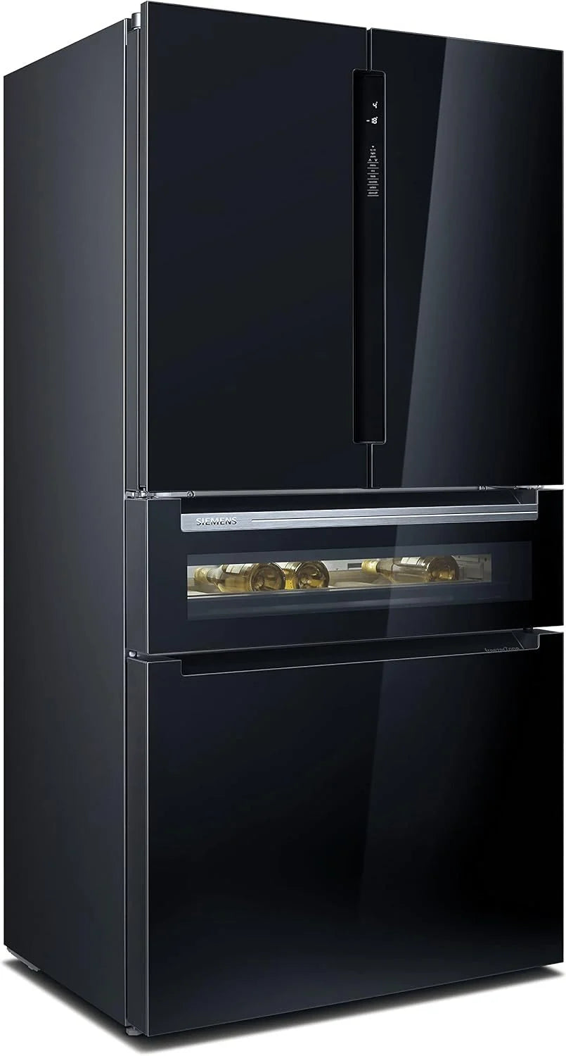 2026 SIEMENS KF96NVPEA iQ300 multi-door refrigerator, 183 x 91 cm, 405 L cooling & 200 L freezing, hyperFresh longer freshnes