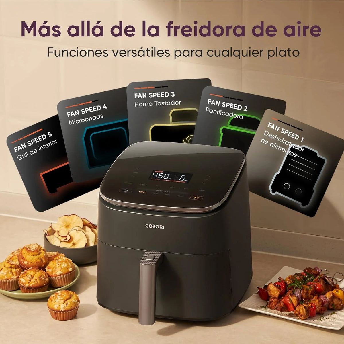 2026 Cosori Turbo Blaze 6L Air Fryer, 30°C–230°C, 27 dB