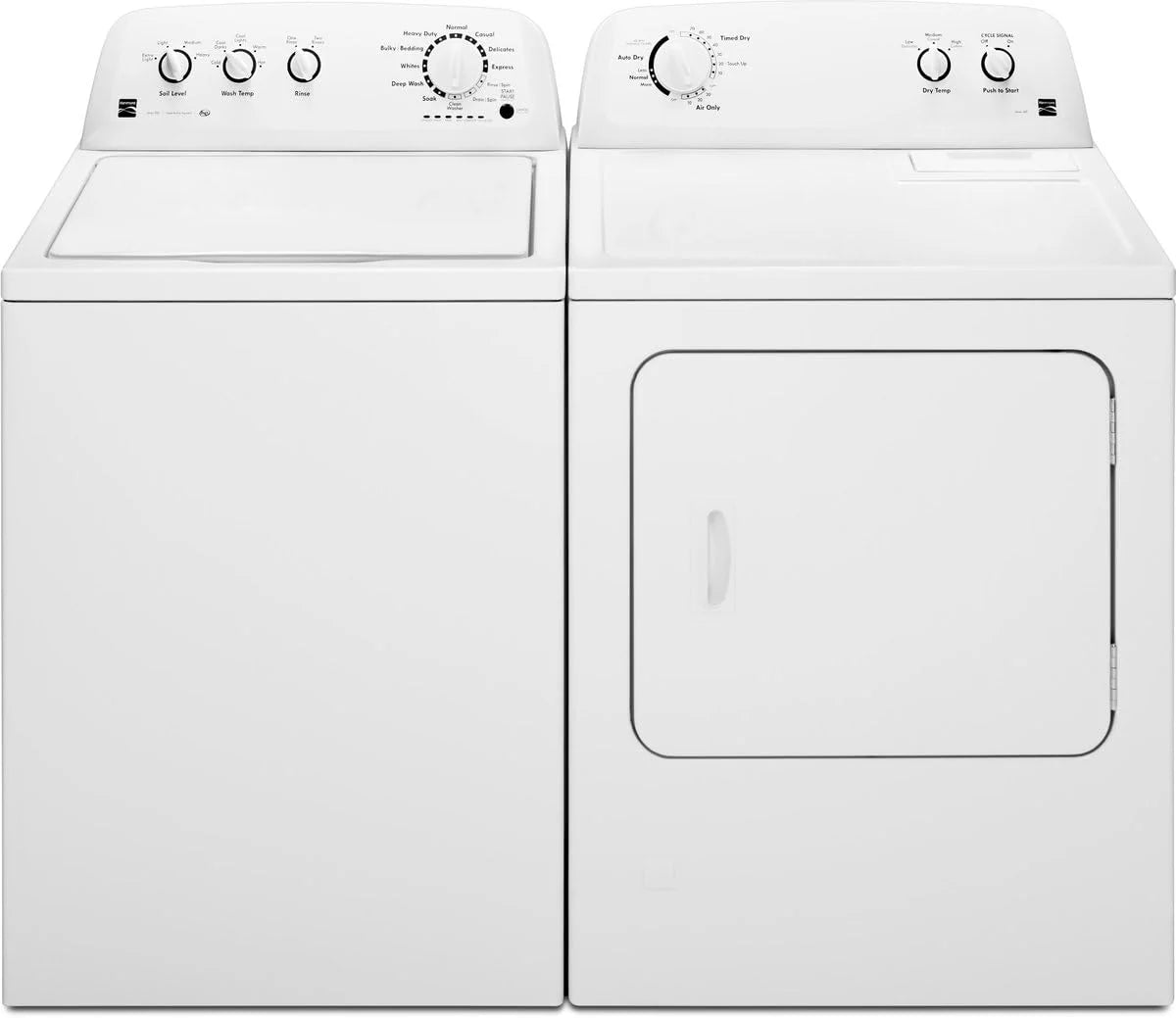 2026 Electric dryer Kenmore 74 cm (29") front load with anti-frishing protection and total capacity of 198 litres (7 ft3), wh