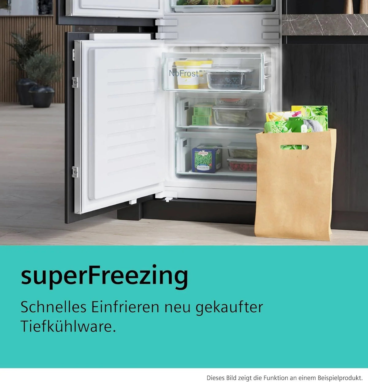 2026 SIEMENS KF96NVPEA iQ300 multi-door refrigerator, 183 x 91 cm, 405 L cooling & 200 L freezing, hyperFresh longer freshnes