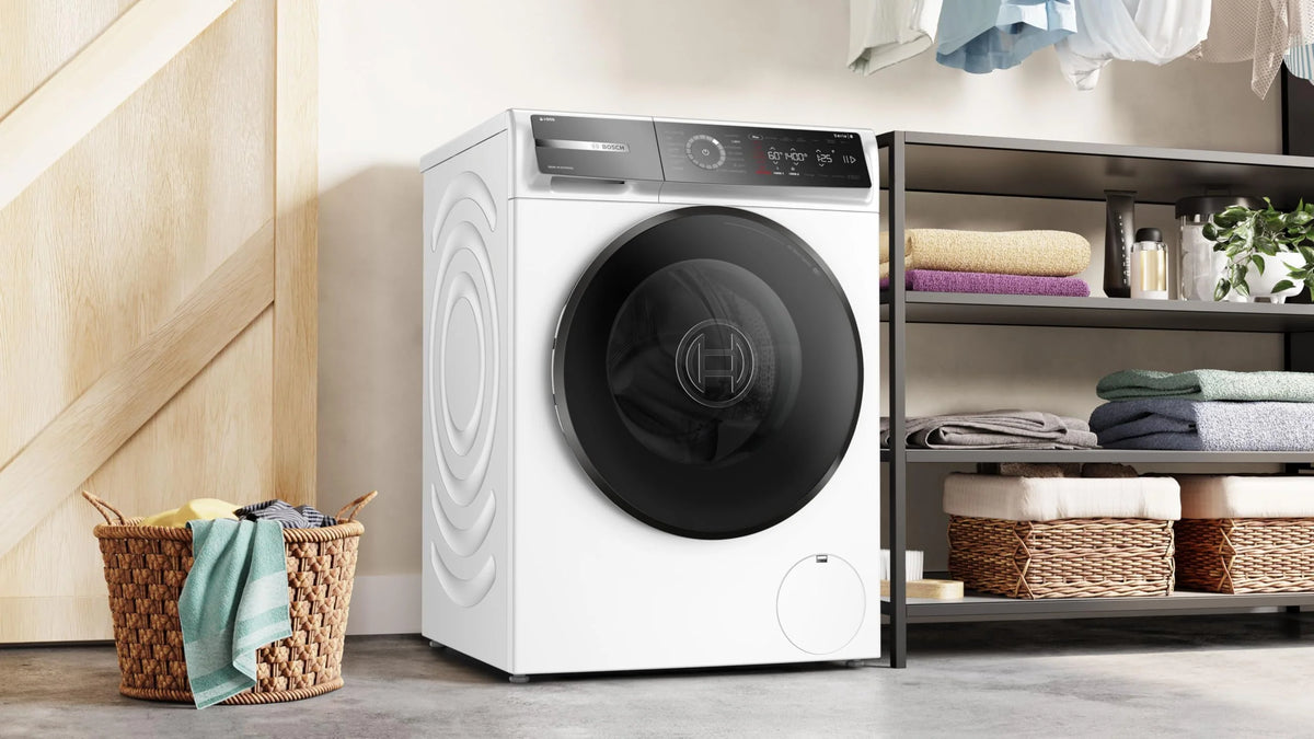 2026 Bosch WGB244A2FR, Series 8, Washing Machine Free, 9 kg, 1400 rpm, White