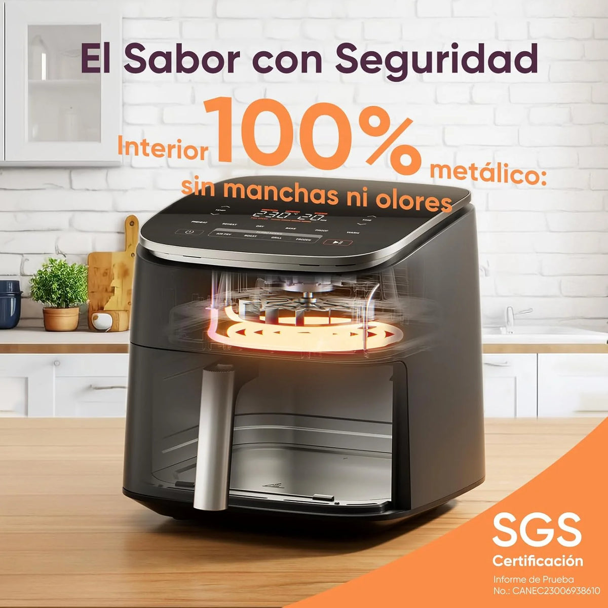 2026 Cosori Turbo Blaze 6L Air Fryer, 30°C–230°C, 27 dB