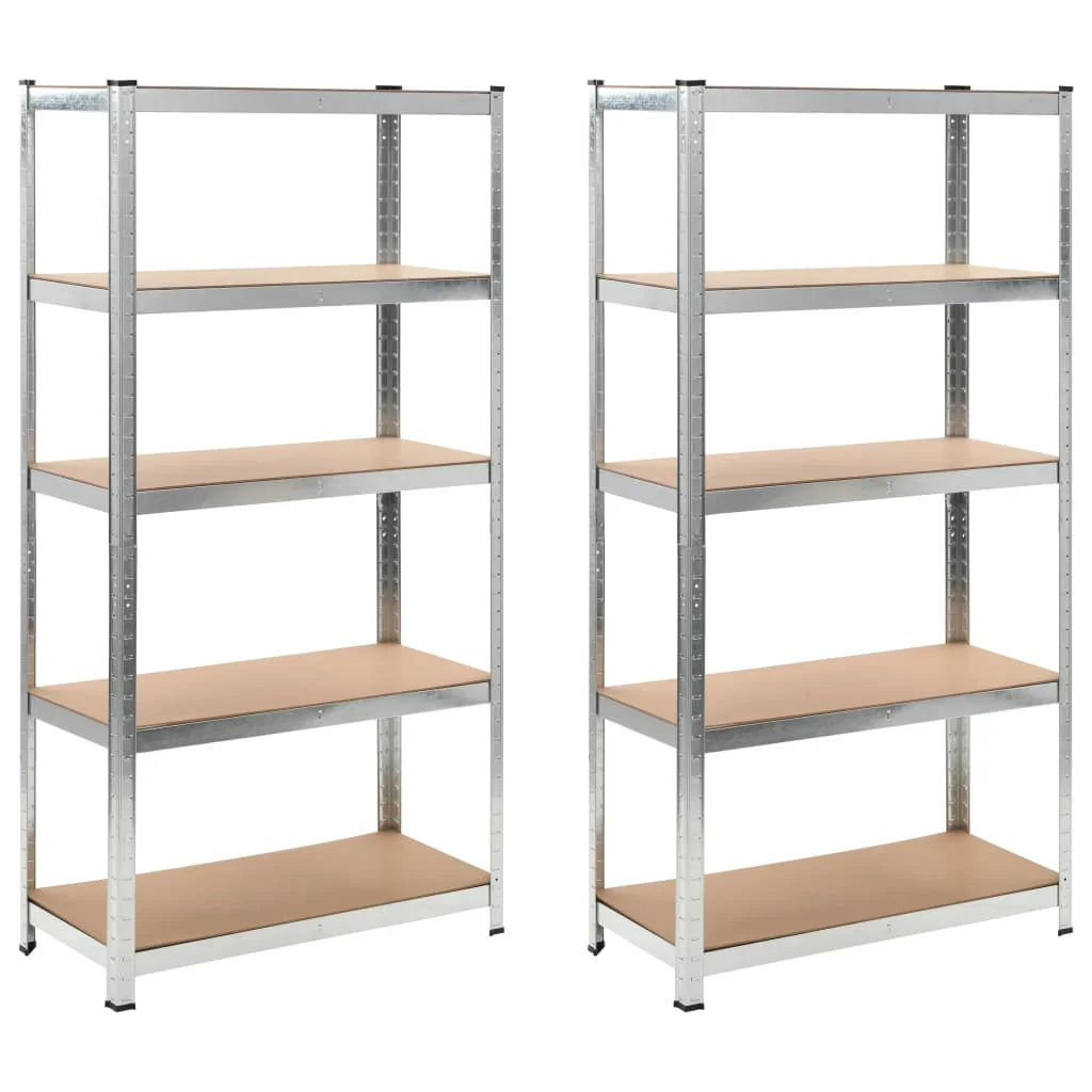 2026 Robust shelves 2025, 5 levels, 2 units, steel
